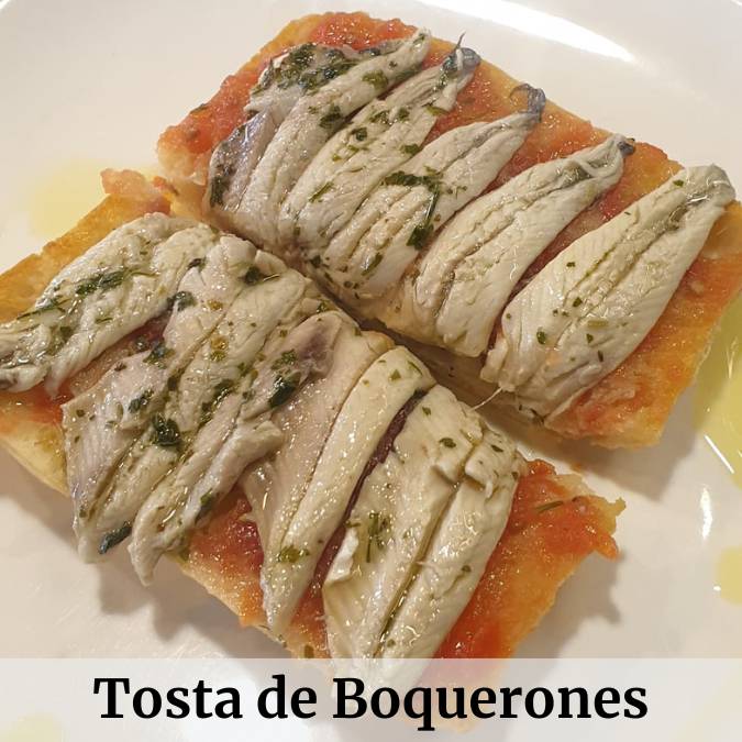 Tosta de Boquerones